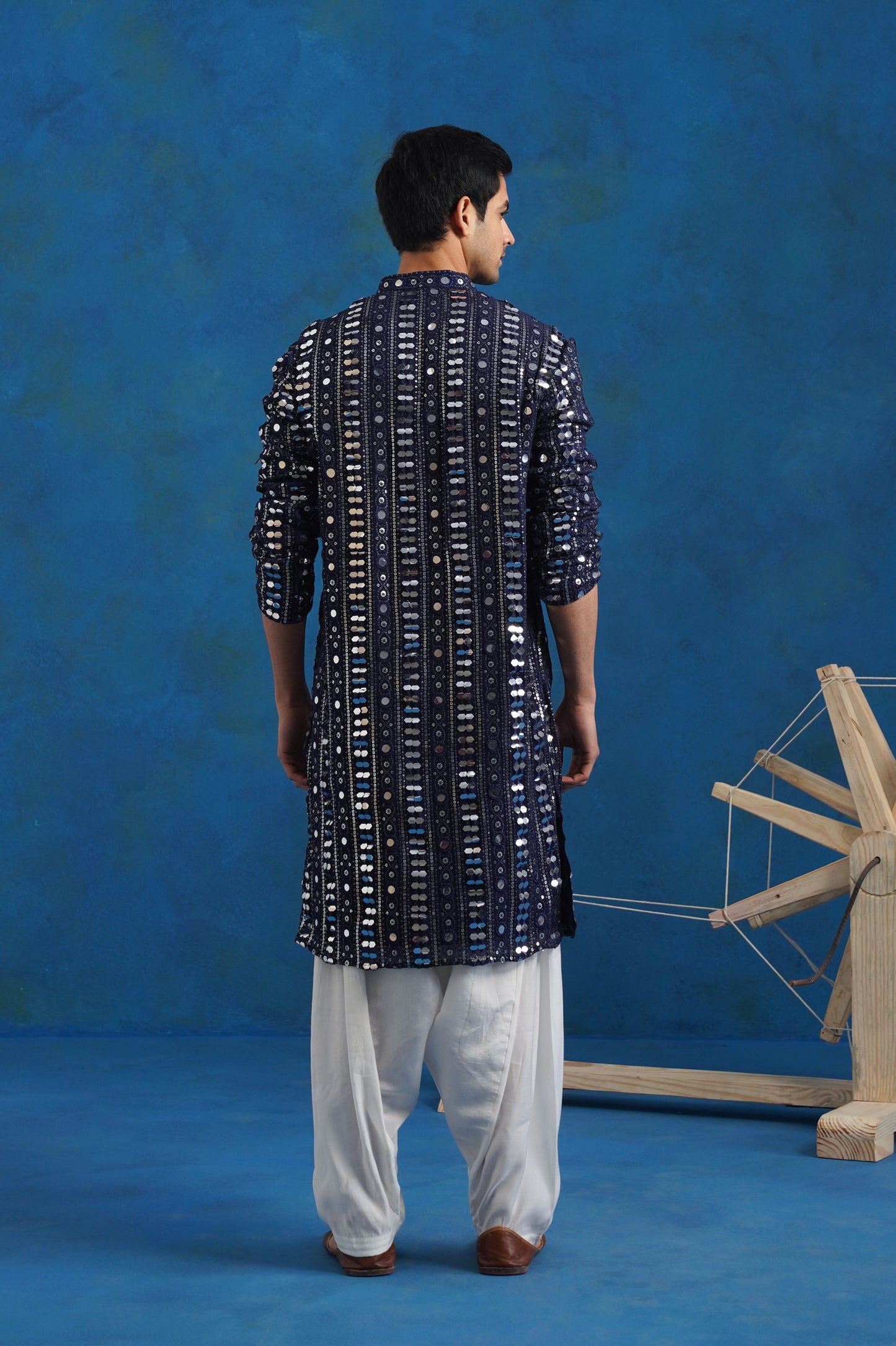 Neel Midnight Mirror Kurta Set