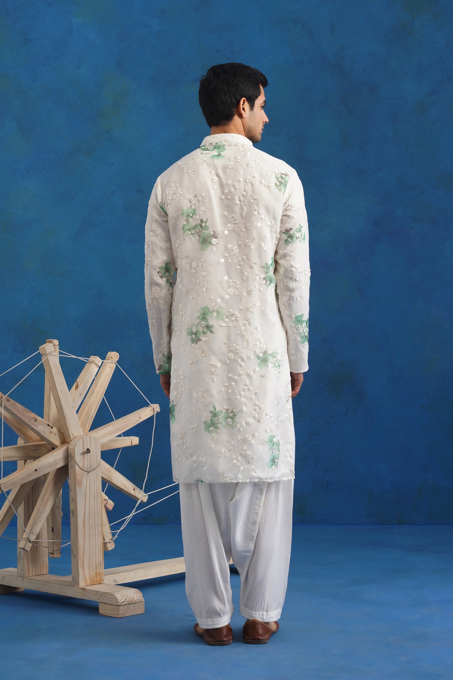 Spring Meadow Organza Kurta Set