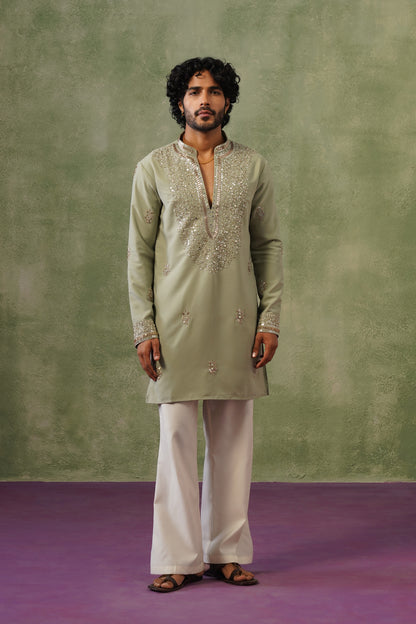 Zoya Bead Embroidered Kurta Set