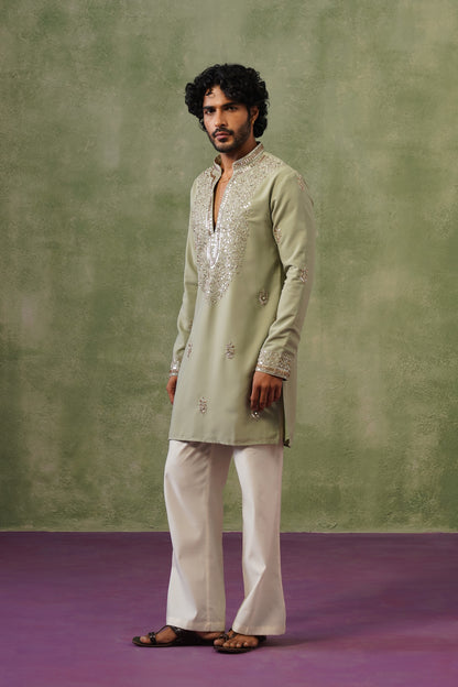 Zoya Bead Embroidered Kurta Set