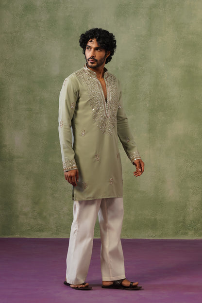 Zoya Bead Embroidered Kurta Set