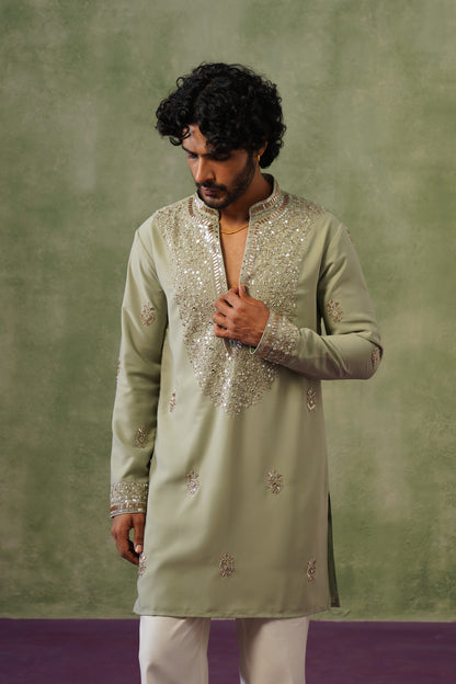 Zoya Bead Embroidered Kurta Set
