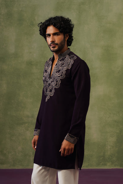 Zoravar Bead Embroidered Kurta Set