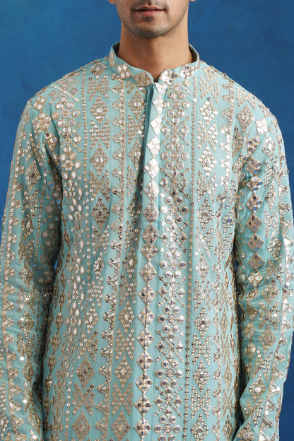Aasmaan Mirror Embellished Kurta Set