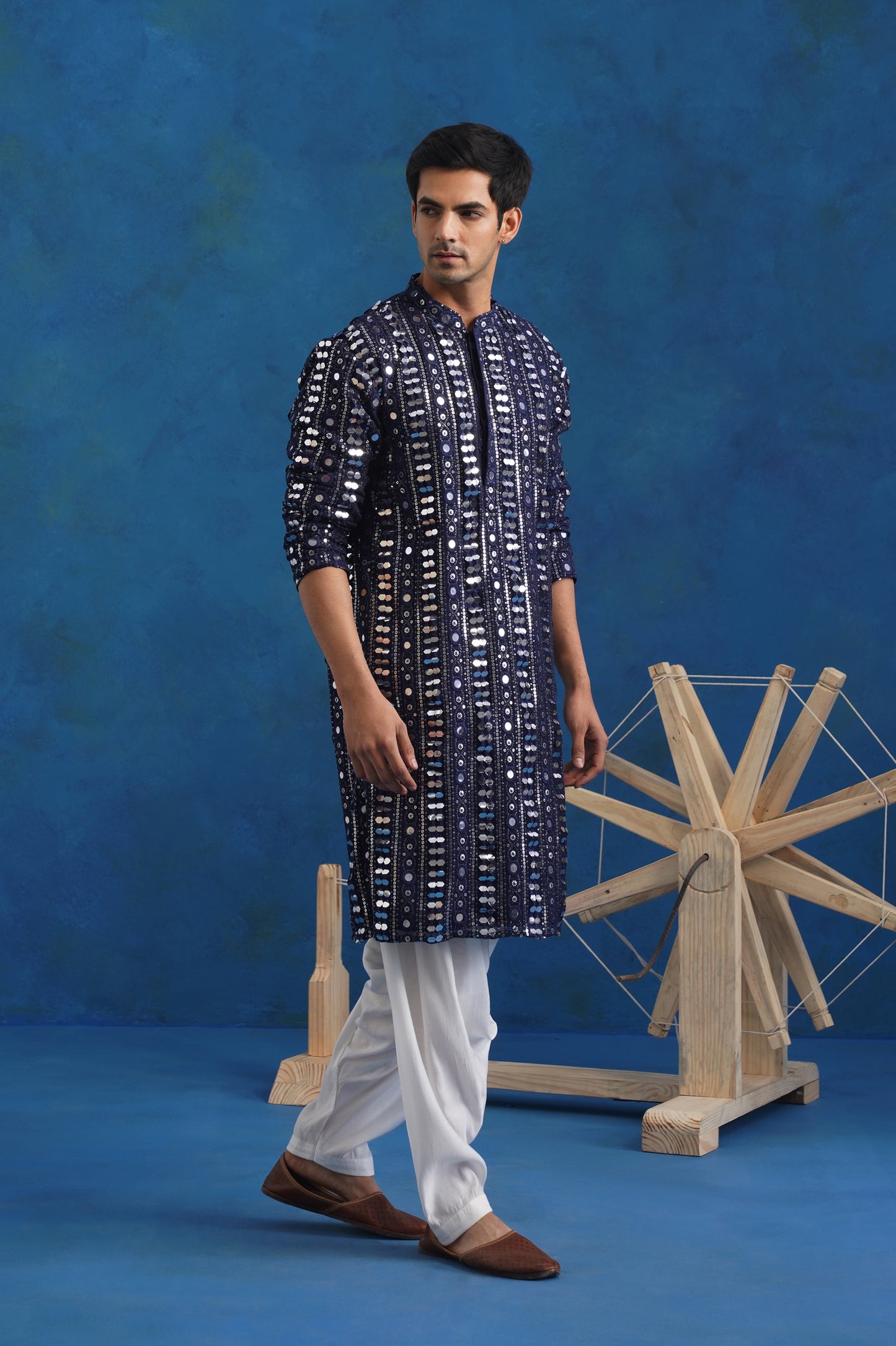 Neel Midnight Mirror Kurta Set