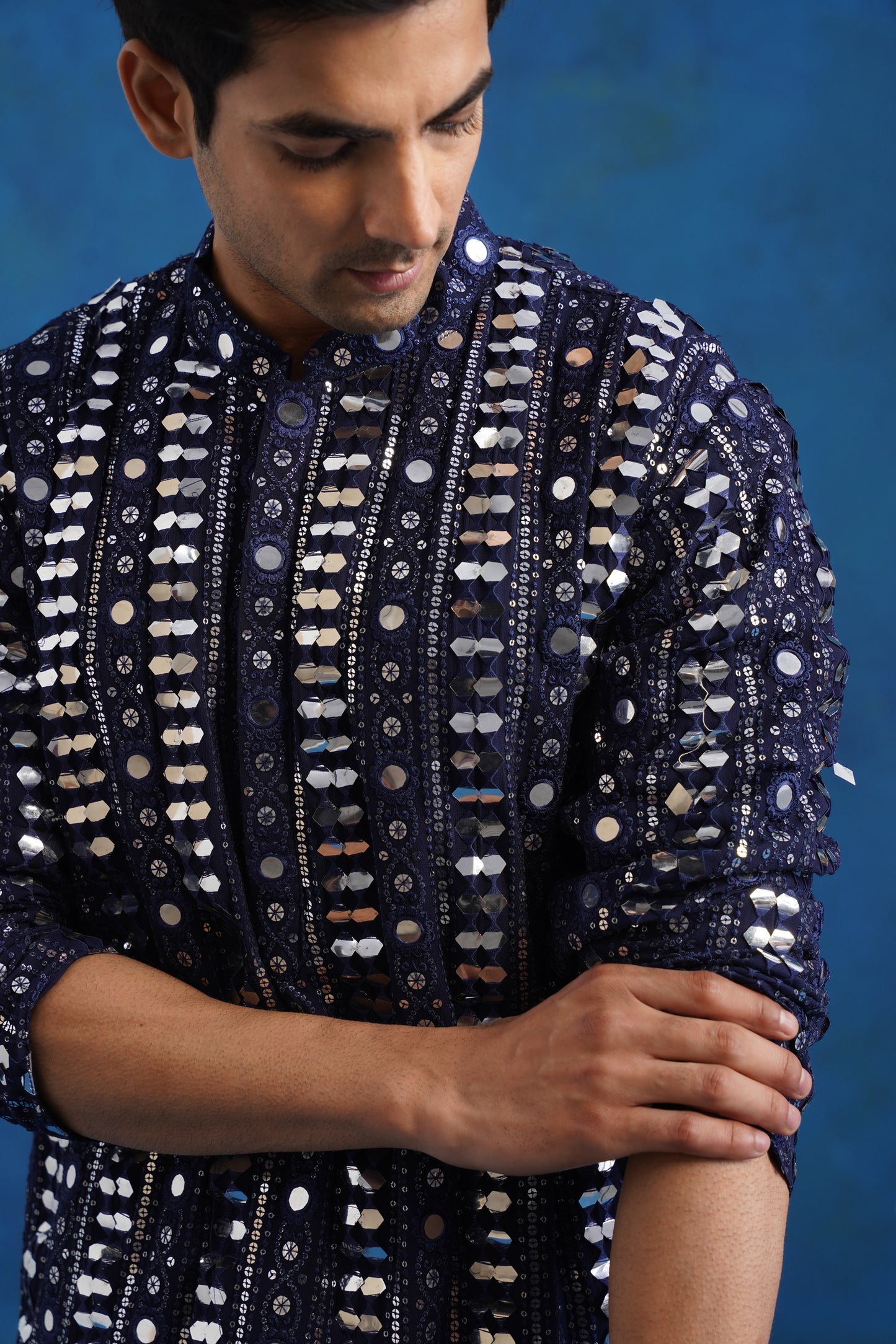 Neel Midnight Mirror Kurta Set