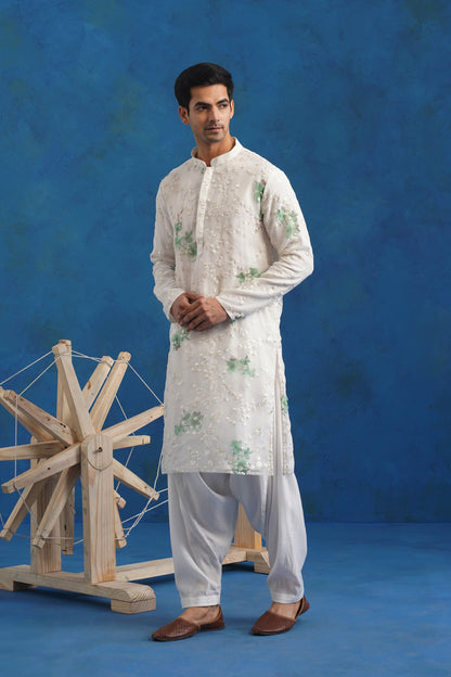 Spring Meadow Organza Kurta Set