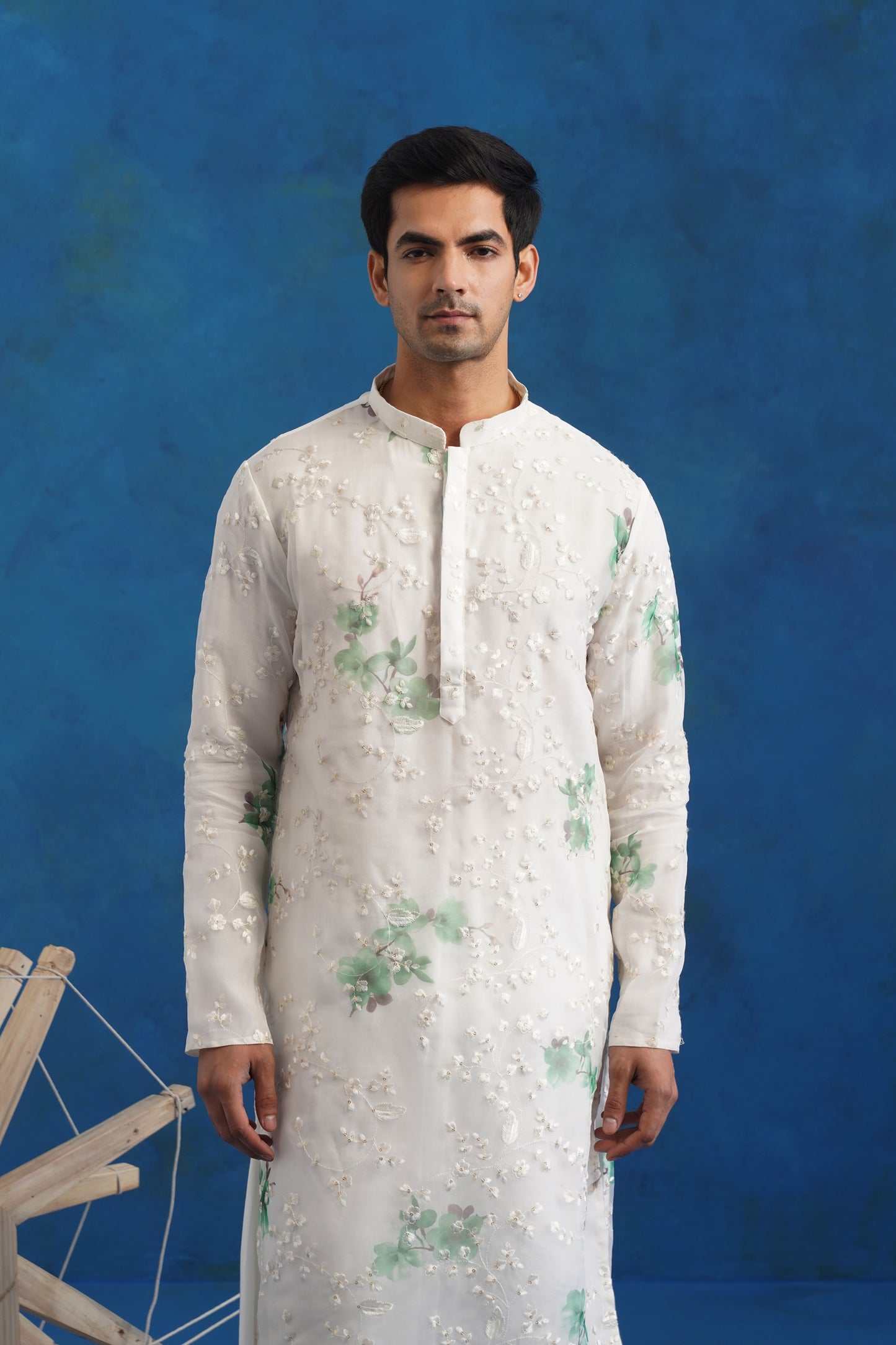 Spring Meadow Organza Kurta Set