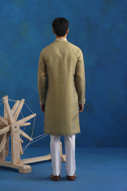 Emerald Gota Handwork Kurta Set