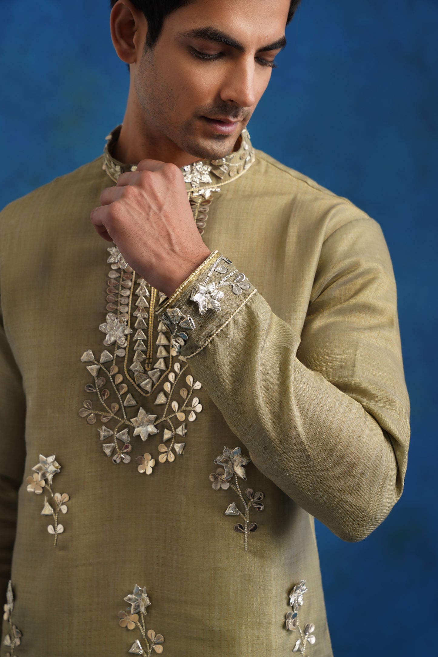 Emerald Gota Handwork Kurta Set