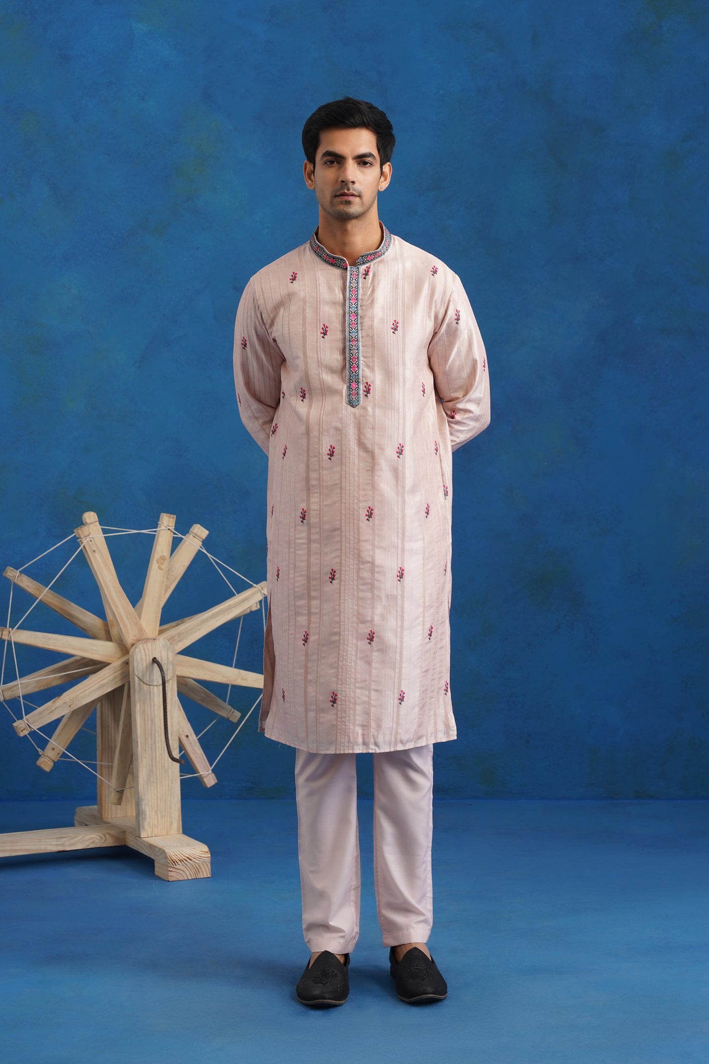 Regal Tussar Silk Kurta Jacket Set